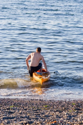 Getting-in-a-Kayak