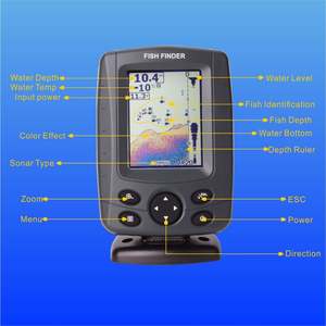 Fishfish finder showing different legend info